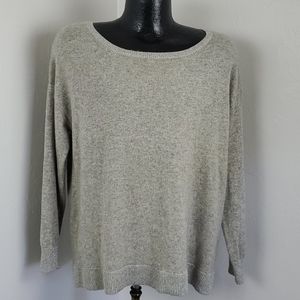 Joie gray cashmere blend sweater knit women size L